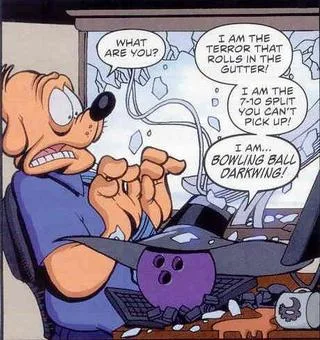 Bowling Ball Darkwing
