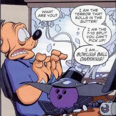 Bowling Ball Darkwing
