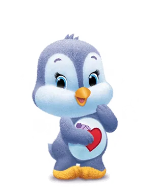 Cozy Heart Penguin