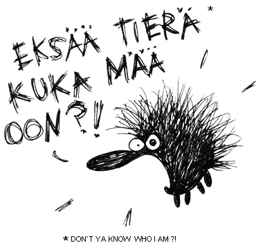 Cursing hedgehog