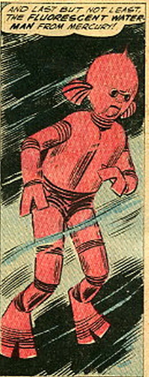 Fluorescent Water-Man