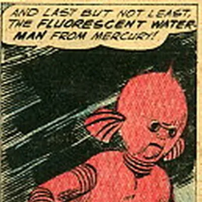 Fluorescent Water-Man