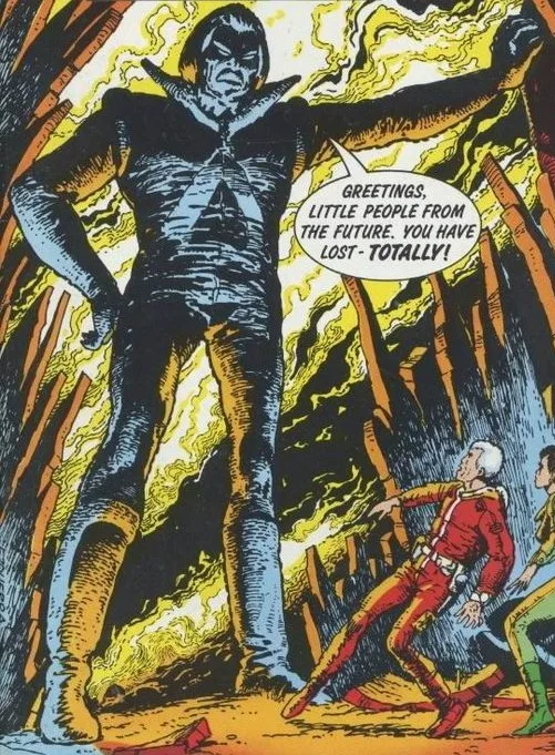 He
