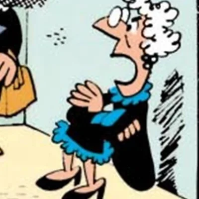 La anciana amante de los animales