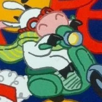 Moped Cow