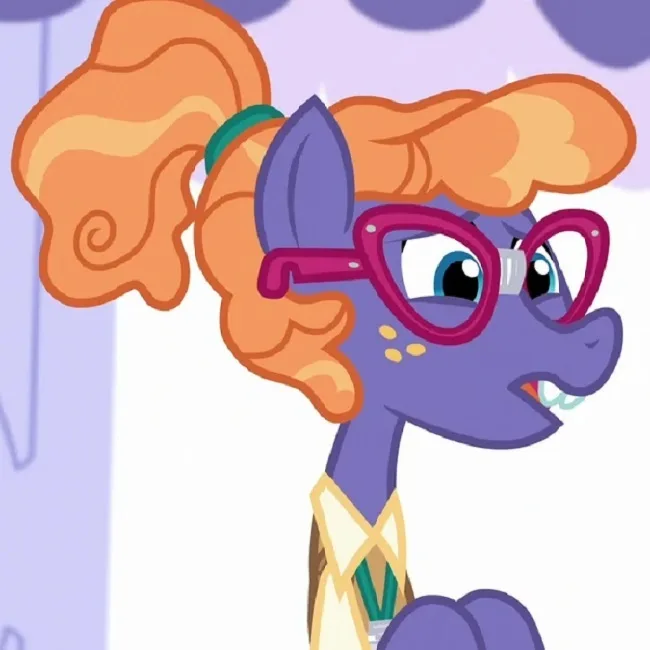 Nerdy Delegate Pony