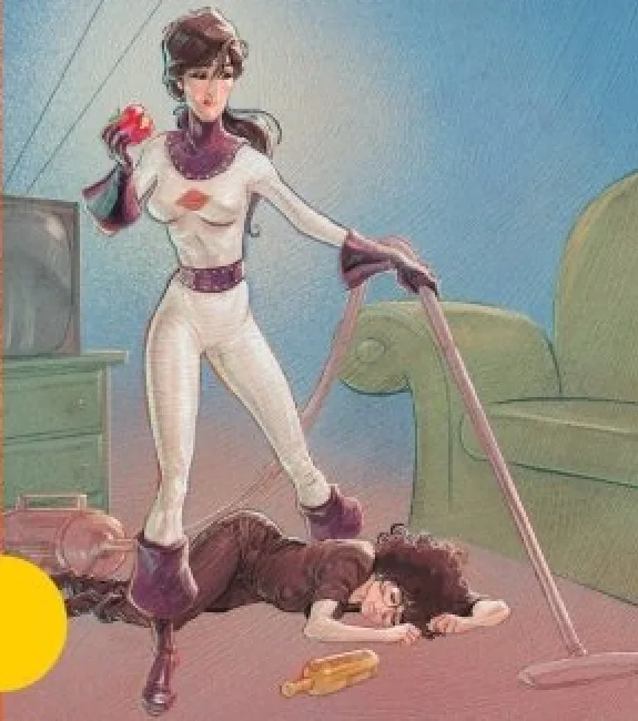 Queen of the Leather Astro-Girls of Saturn