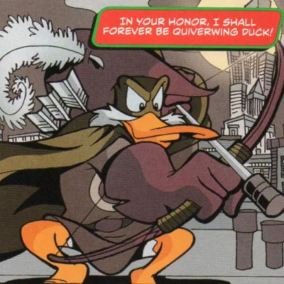 Quiverwing Duck