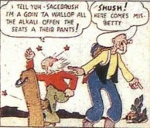 Sagebrush the goldminer