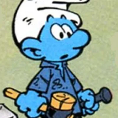 Sculptor Smurf