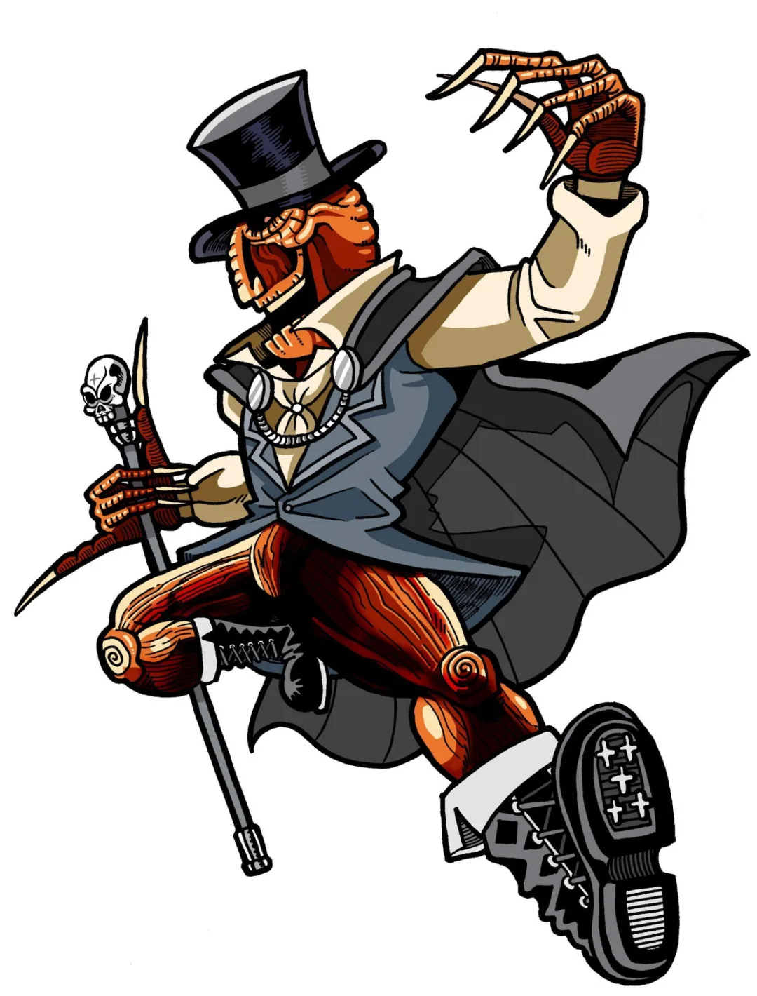 The Man who transforms into a Cart