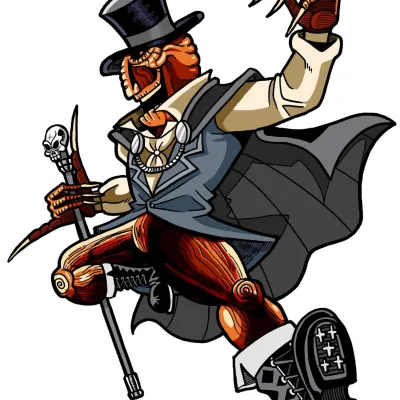 The Man who transforms into a Cart