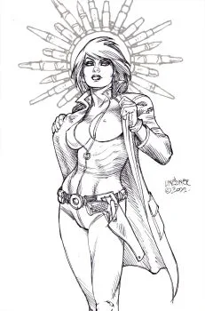 Cover of Cover G Joseph Michael Linsner Incentive Line Art Variant (1:15)