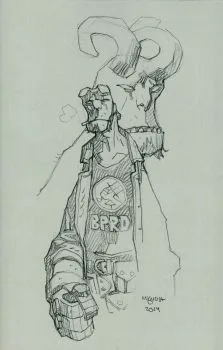 Cover of Mike Mignola Incentive Sketch Variant (1:50)