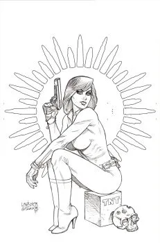 Cover of Cover F Joseph Michael Linsner Incentive Line Art Virgin Variant (1:15)
