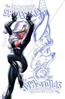 Cover of Cover G J. Scott Campbell Exclusive Spot Color Black Cat Variant (Ltd. 2,000)