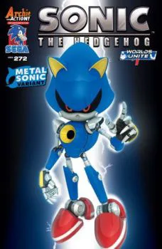 Cover of Metal Sonic Game Art Sega Var Cover