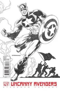 Cover of Cover C Jim Steranko Captain America Variant Cover