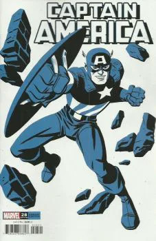 Cover of Variant Michael Cho Captain America Two-Tone Cover