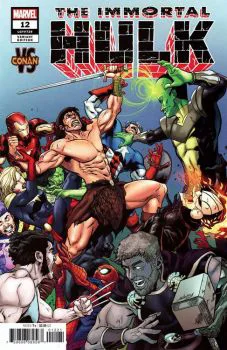 Cover of Will Sliney Conan VS Marvel Villains Variant