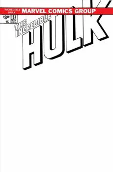 Cover of Blank Exclusive Facsimile 2019 Variant