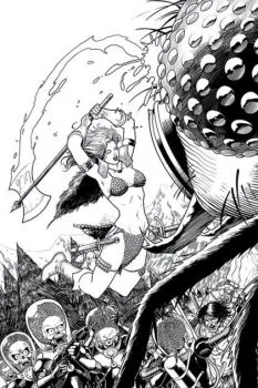 Cover of Cover D Incentive Barry Kitson Black & White Cover