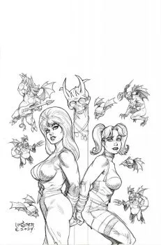 Cover of Joseph Michael Linsner Incentive Sketch Virgin Variant (1:10)