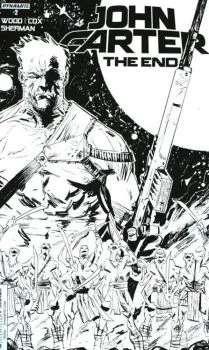Cover of Cover C Garry Brown Black And White Cover