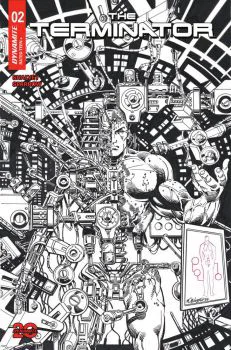 Cover of Bob Layton Incentive B&W Variant