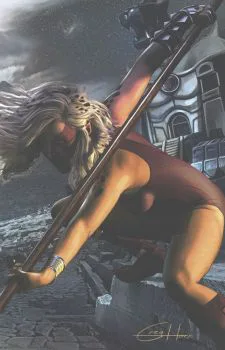 Cover of Greg Horn Exclusive Connecting Cheetara Virgin Variant