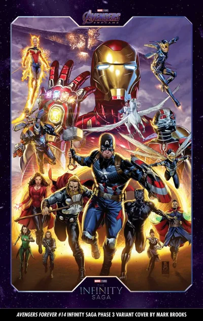 Cover of Cover D Mark Brooks Infinity Saga Phase 3 Cover