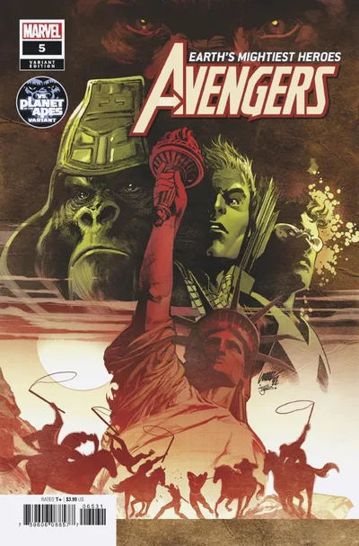 Cover of Cover C Pepe Larraz Planet Of The Apes Variant