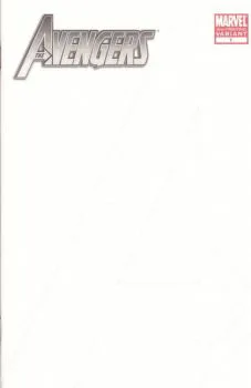 Cover of 2nd Printing Blank Variant