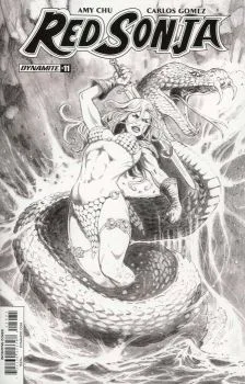 Cover of Incentive Jan Duursema Black & White Variant Cover
