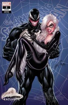 Cover of J. Scott Campbell Exclusive Venom & Black Cat Variant (Ltd. 1300)