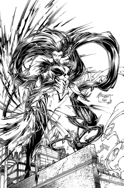 Cover of Brett Booth Incentive B&W Variant (1:25)