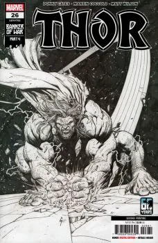 Cover of 2nd Printing Incentive Sketch Variant