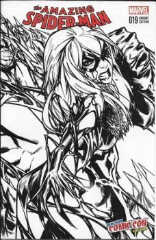 Cover of Cover D NYCC 2016 Humberto Ramos B&W Variant