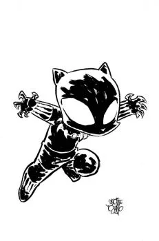 Cover of Skottie Young Incentive Big Marvels Sketch Virgin Variant (1:50)
