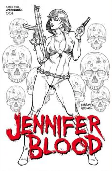 Cover of Cover J Joseph Michael Linsner B&W Variant
