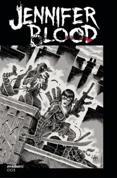 Cover of Cover P Ken Haeser TMNT Homage B&W Variant