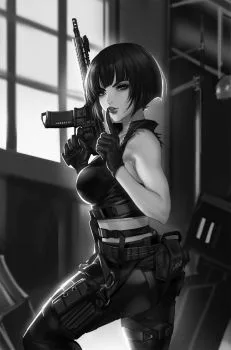 Cover of Cover M Lesley Leirix Li B&W Virgin Variant
