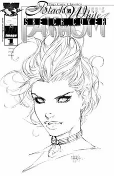 Cover of Cover B Black & White Sketch Dynamic Forces Edition