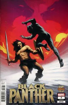 Cover of Variant Richard Isanove Conan vs Marvel Heroes Cover