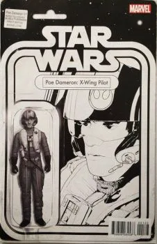 Cover of John Tyler Christopher Exclusive B&W Action Figure Variant