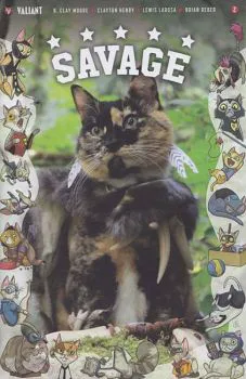 Cover of Valiant Cat Cosplay Variant