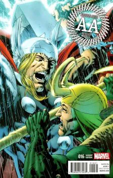 Cover of Mike Perkins Incentive Thor Battle Variant (1:20)