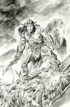Cover of Cover E Doug Braithwaite Sketch Variant