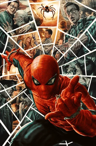 Cover of Lee Bermejo Incentive Amazing Visions Virgin Variant (1:100)