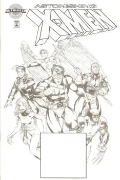 Cover of Cover B Marvel Authentix Sketch Variant (with box for sketch)